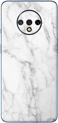 Orgic India One Plus 7T Mobile Skin(White Marble)