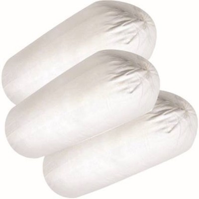 Swikon star Microfibre Solid Bolster Pack of 3(White)