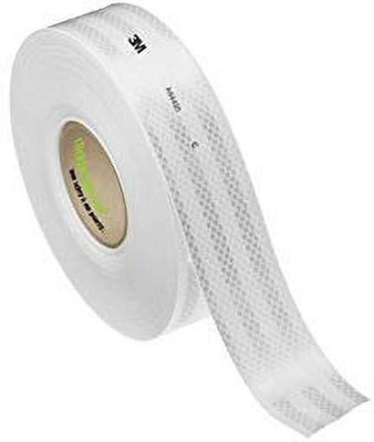 AutoVision 3M 24 FEET CONSPICUITY TAPE 50.8 mm x 7.31 m WHITE Reflective Tape(Pack of 1)