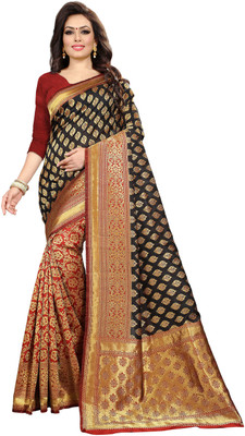 jayant creation Self Design Banarasi Art Silk Saree(Multicolor)