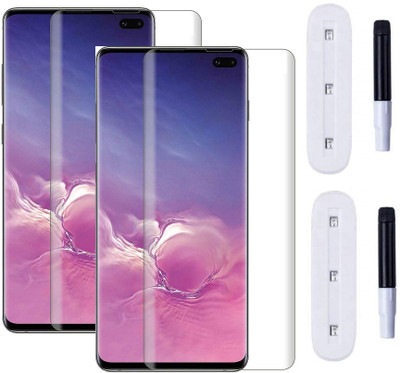 Temperia Edge To Edge Tempered Glass for Samsung Galaxy S10 Plus, Samsung Galaxy S10+(Pack of 2)