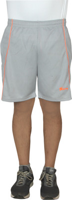 sampy Solid Men Grey Sports Shorts