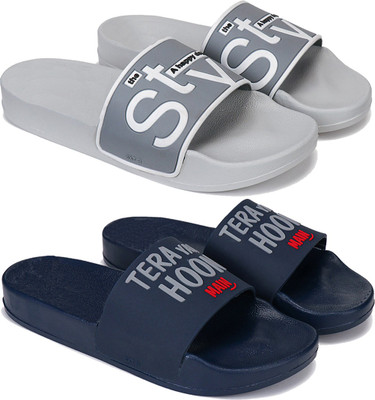 Earton Men Slides(Multicolor , 8)