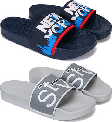 ORICUM Men Slides(Multicolor , 9)