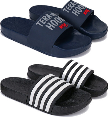Earton Men Slides(Multicolor , 7)