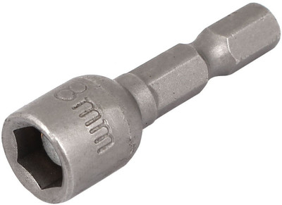 GSK Cut Magnetic Nut Socket M8 X 45 mm Length Metal Hex Socket - 5 Pcs Socket Set(Pack of 5)