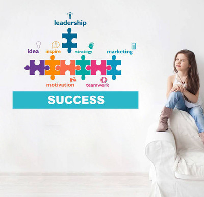Littlebuds 70 cm Success Removable Sticker(Pack of 1)