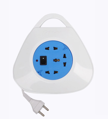 BAJAJ 3 PIN AND 2 PIN EXTENSION REEL 3  Socket Extension Boards(White, 5 m)