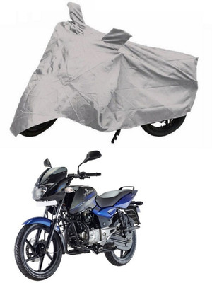 Autoaces Two Wheeler Cover for Bajaj(Pulsar 150 DTS-i, Silver)