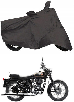 Autoaces Two Wheeler Cover for Royal Enfield(Bullet 350, Grey)