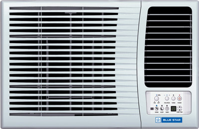 Blue Star 1 Ton 3 Star Window AC  - Milky White(3W12LA, Copper Condenser)   Air Conditioner  (Blue Star)