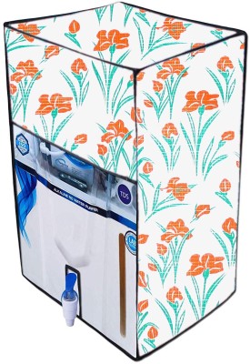 JM Homefurnishings Water Purifier  Cover(Width: 44 cm, Orange, White)