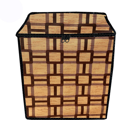 JM Homefurnishings Semi-Automatic Washing Machine  Cover(Width: 83 cm, Beige, Black)