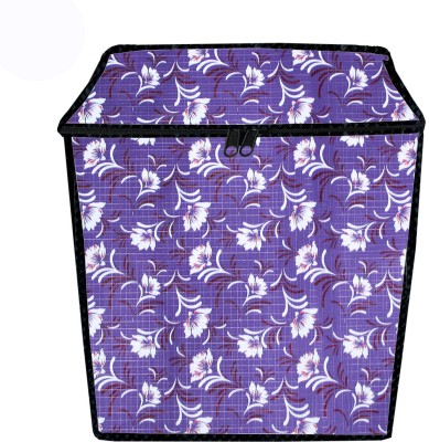JM Homefurnishings Semi-Automatic Washing Machine  Cover(Width: 83 cm, Purple, White)