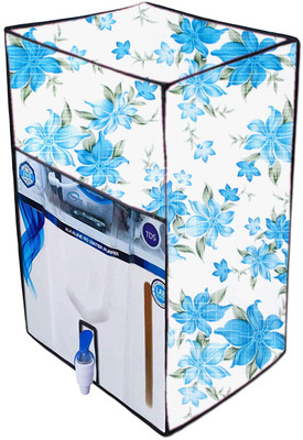 JM Homefurnishings Water Purifier  Cover(Width: 48 cm, Blue, White)