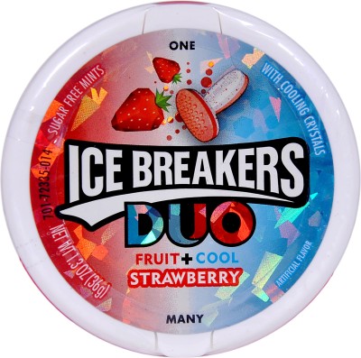 Icebreakers duo fruit + cool strawberry 36g Strawberry Candy(36 g)