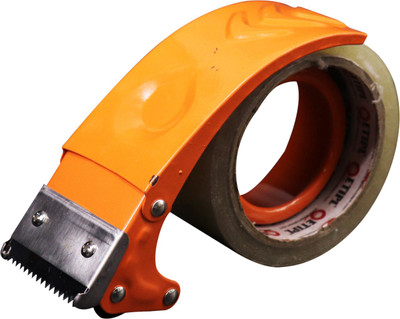 Mopi Single sided handheld Tape Dispenser (Manual)(Set of 2, Orange)