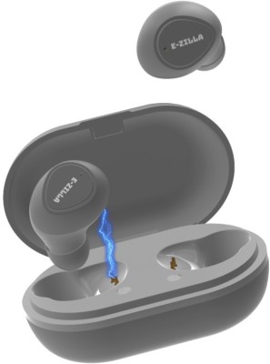 E-ZILLA SonicZilla TWS Bluetooth Earbuds With Mic Bluetooth Headset(Grey, True Wireless)