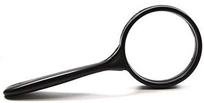 Creative Tech Magnifying glass magnifier lens 10X Magnifying glass lens(Black)
