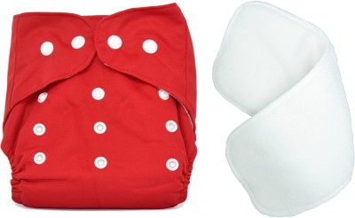 KIDDAYS Reusable Baby Cloth Diaper - with 3 layered Microfiber insert pad- Pocket type diaper(SET OF 1)