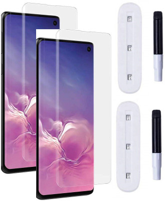 Dainty Edge To Edge Tempered Glass for Samsung Galaxy S10(Pack of 2)