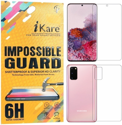 iKare Front and Back Screen Guard for Samsung Galaxy S20(Pack of 2)