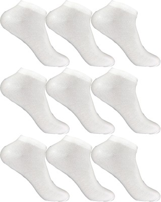 Cotson Men Solid Ankle Length(Pack of 9)