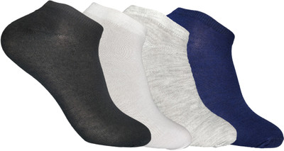 Cotson Men Solid Ankle Length(Pack of 4)