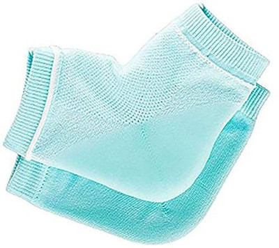 Fitaza Silicon Toe Free Heel Pain Relief Socks For Men And Women (Multi Color) Heel Support(Multicolor)