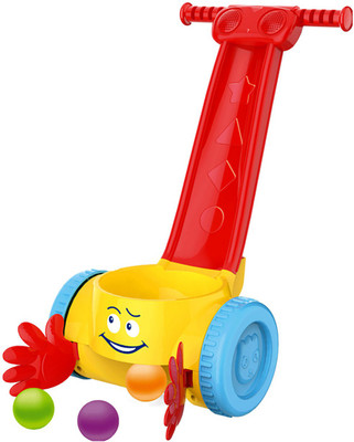 FIDDLERZ Musical Activity Walker With Parent Rod(Red, Yellow)