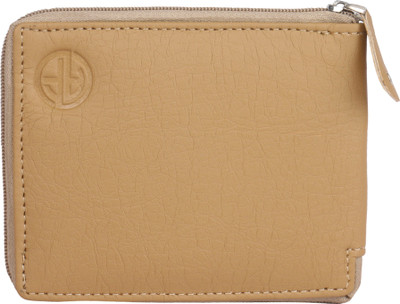 ShopMore Men Casual Tan Artificial Leather Wallet(5 Card Slots)