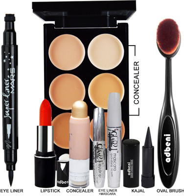 adbeni Face Palette Makeup Combo Set of 8-GC618(8 Items in the set)