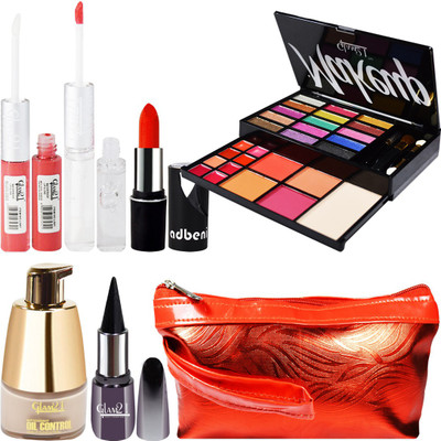 adbeni Makeup Palette With Makeup Pouch Set of 6 GC612(6 Items in the set)