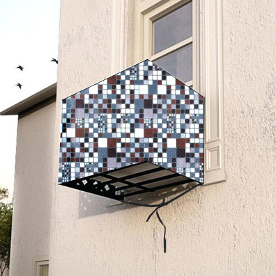 The Furnishing Tree Air Conditioner  Cover(Width: 63.5 cm, Grey)