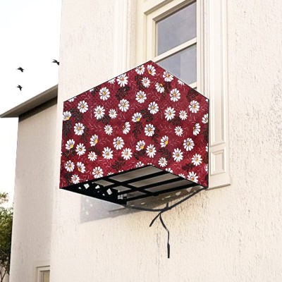 The Furnishing Tree Air Conditioner  Cover(Width: 63.5 cm, Red)