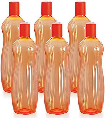 cello 1000 ml PET Bottle(Pack of 6, Red)
