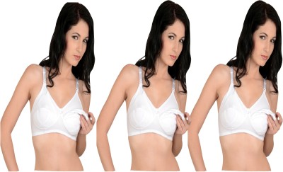 Softskin Women Maternity/Nursing Non Padded Bra(White)