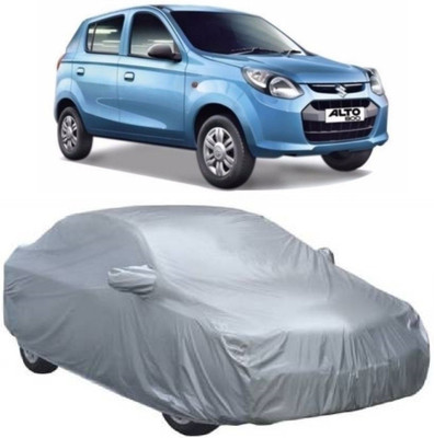 Elegance Car Cover For Maruti Suzuki Alto 800 (With Mirror Pockets)(Silver)