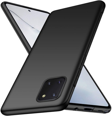 Elica Back Cover for Samsung Galaxy Note10 Lite(Black, Grip Case, Silicon, Pack of: 1)