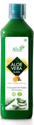 Alum Aloe Vera Juice Tasty Orange Flavour(1000 ml)