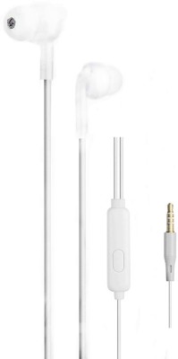 ZEBRONICS ZEB-BRO Headset with Mic Wired Headset(White, In the Ear)