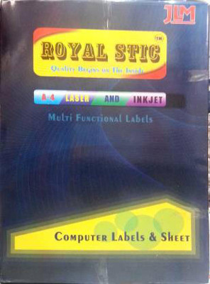 ROYAL STIC A4 DJ4-L7169 Self-adhesive Paper Label(White)