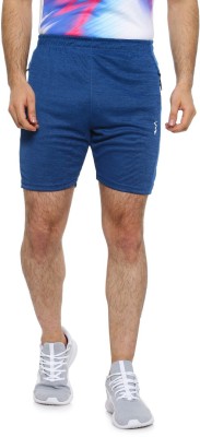 CAMPUS SUTRA Solid Men Blue Sports Shorts