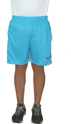 sampy Solid Men Blue Sports Shorts