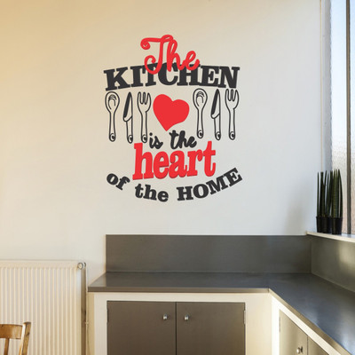 VCREATE DECOR 58 cm KITCHEN QUOTATION Removable Sticker(Pack of 1)