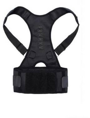 U R P ENTERPRISE Real Doctors Plus Posture Support BELT Back & Abdomen Support Posture Corrector(Black)