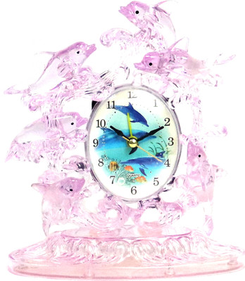 Sigaram Analog Purple, Pink Clock