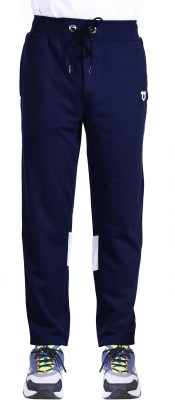 MARK LEUTE Solid Men Blue Track Pants