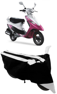 AutoKick Two Wheeler Cover for TVS(Scooty Pep+, White)