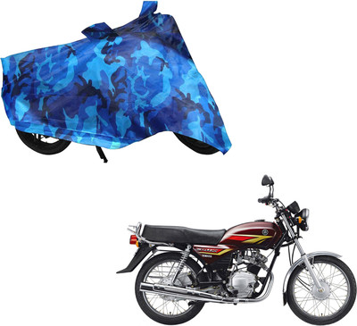 WolkomHome Waterproof Two Wheeler Cover for Yamaha(Crux, Blue)
